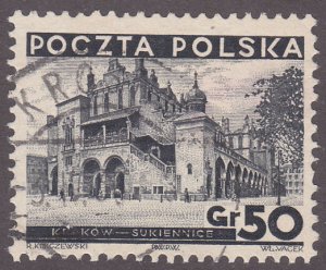 Poland 301 Cloth Hall, Cracow 50Gr 1936