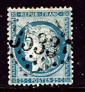 France 58 Used 1870 issue    (ap3639)