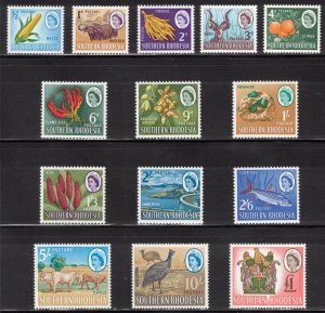 SOUTHERN RHODESIA 1964 Definitives; Scott 95-108, SG 92-105; MNH