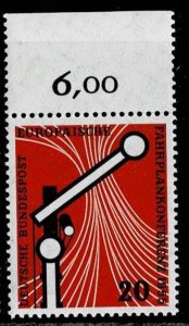 Germany 1955,Sc.#734 MNH, Signal schematic representation of railways