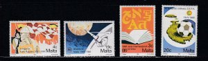 Malta # 751-754,  Anniversaries & Events, Mint NH, 1/2 Cat.