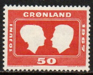 Greenland Sc #69 Mint Hinged