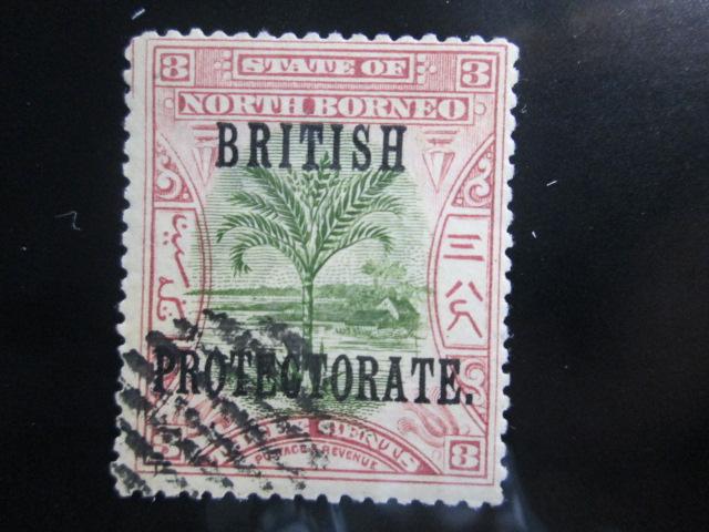 North Borneo #107 used