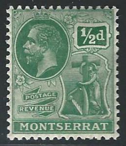 Montserrat  mint hinged  SC  55