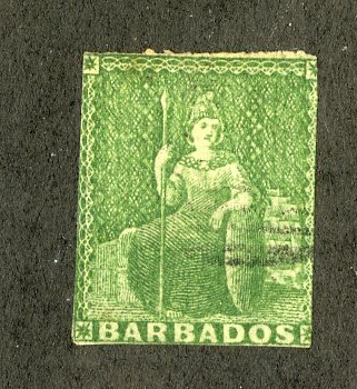 BARBADOS 5 USED SCV $230.00 BIN $95.00 ROYALTY