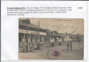 French Guinea to Bordeaux, France 1913 (51431)