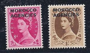 Morocco Agencies 1952 Sc# 278-9