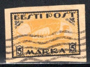 Estonia  #35  Used   VF  CV $4.75   .....   1890009