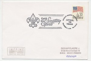Cover / Postmark USA 1986 Scouting