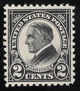 610 2 cents Harding Memorial Stamp mint OG NH EGRADED VF 80