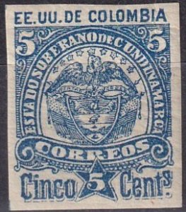 Colombia Cundinamarca  #11  F-VF Unused   (Z6274)