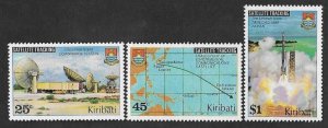 SMI) 1980 KIRIBATI, TELECOM SATELLITE, Launch Station, Satellite Trajectory,