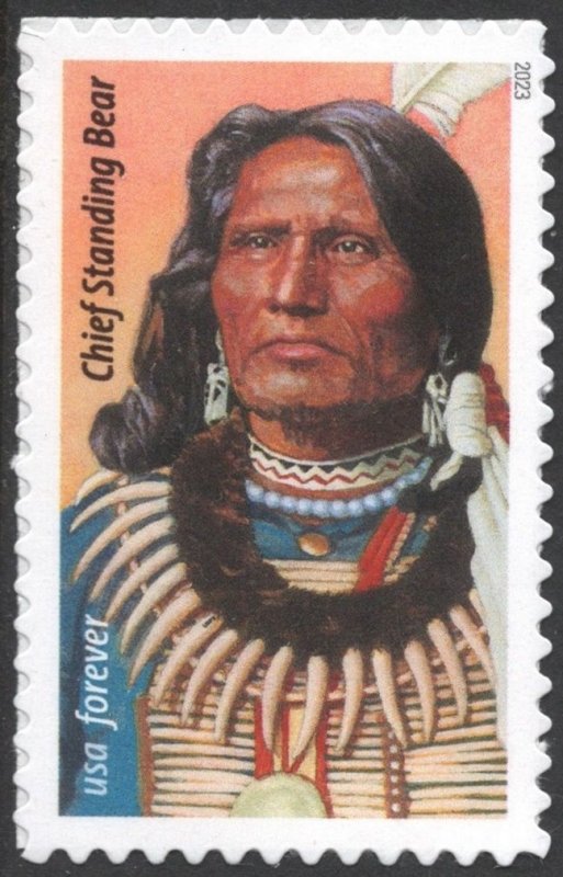 SC#5798 (Forever) Chief Standing Bear Single (2023) SA