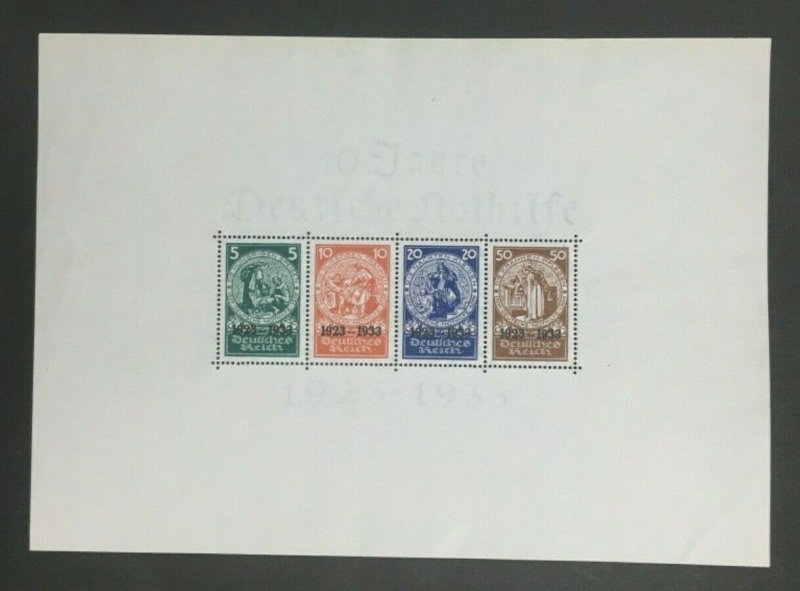 MOMEN: GERMANY SC #B58 BLOCK 1933 MINT OG NH LOT #63000-1