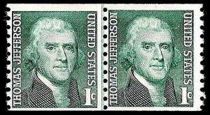 # 1299 MINT NEVER HINGED THOMAS JEFFERSON