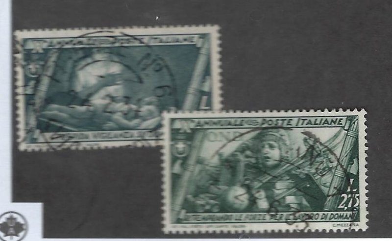 Italy  SC#303-304 Used F-VF SCV$70.00...Worth a view!!