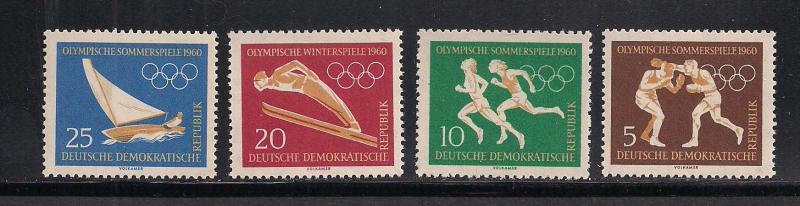 GERMANY - DDR SC# 488-91 F-VF MNH 1960