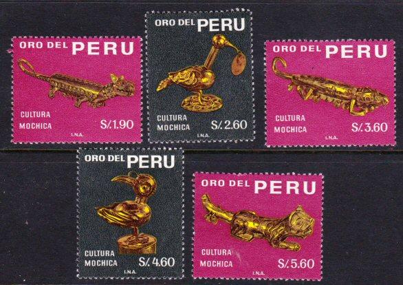 Peru #505-09 MLH Mochica artifacts cpl