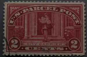 United States #Q2 2 Cent Parcel Post Used Very Light Cancel