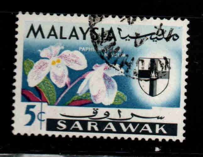 Malaysia Sarawak Scott 230 Used tamp