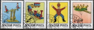 Hungary: 1988; Sc. #3142-3145,  Used CTO, Cpl. Set