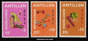 Netherlands Antilles Scott B113-B115 Mint never hinged.