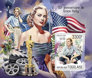 TOGO - 2019 - Grace Kelly - Perf Souv Sheet - Mint Never Hinged