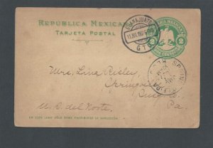1907 Mexico Postal Card