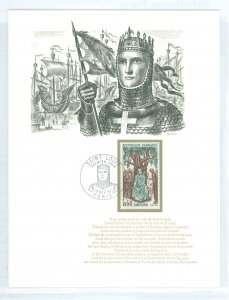 France 1199-1201 1967 King Philip II, Election of Hughes Capet as king; King Louis IX, limited series #1396