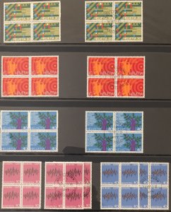 Switzerland 1970s MNH Used Blocks Lighth. Coll.(1000+)Mint Face Ap.300FR+(GM1930