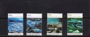 AUSTRALIAN ANTARCTIC TERRITORY 1989 PAINTINGS SET OF 4 STAMPS MNH