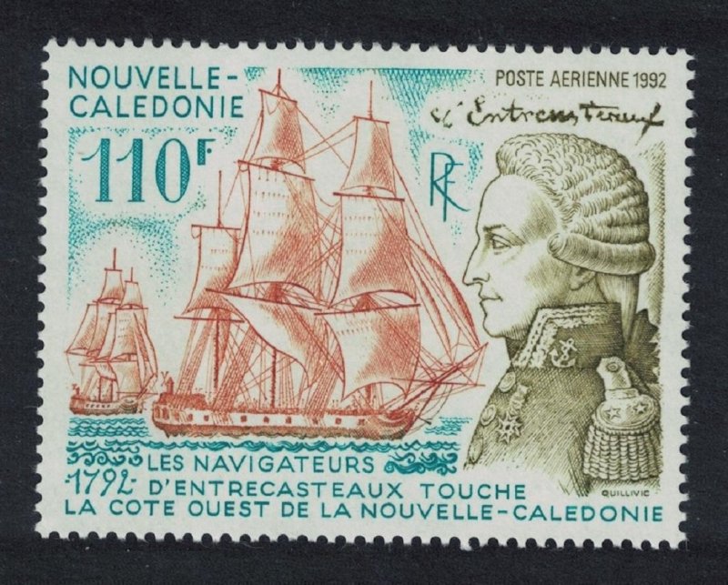 New Caledonia Admiral Bruni d'Entrecasteaux 1v SG#951