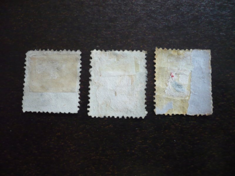 Stamps - New Zealand - Scott# 53,55,56 - Used Part Set of 3 Stamps