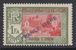 FRENCH INDIA, Scott 125, MNH