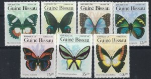 Guinea Bissau 604-10 MNH 1984 Butterflies (ak3290)