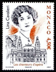 Monaco 2025 MNH Stamps Music Opera