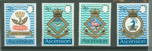 Ascension #152-155 Mint (NH) Single (Complete Set) (Military) (Navy)