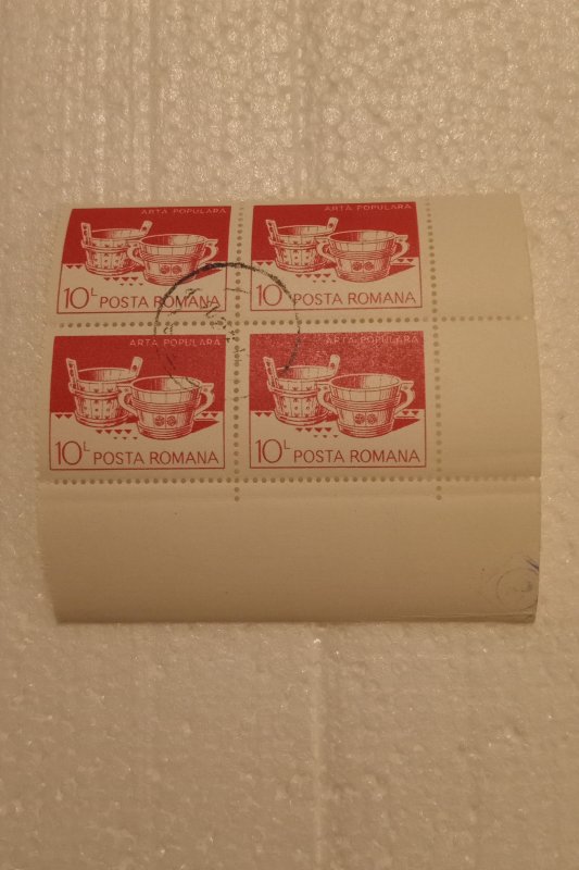 46 Posta Romana Arta Populara Stamps Pre Canceled