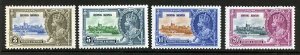 Hong Kong SG133/36 1935 Silver Jubilee Set M/M