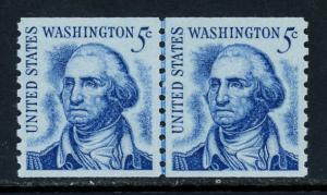USA 1304 Mint (NH) Line Pair