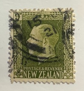 New Zealand 1915 Scott 158 used - 9d,  King George V