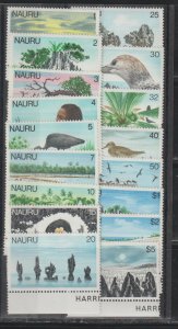 Nauru SC 165-81 Mint, Never Hinged