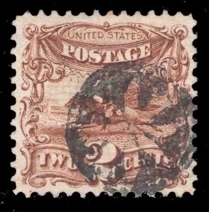 MOMEN: US STAMPS #113 ROSETTE CANCEL USED 2 PF & PSE GRADED CERTS 85 LOT #79119