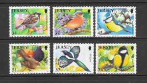 BIRDS - JERSEY #1259-64  MNH