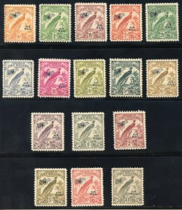 NEW GUINEA AIRMAIL SCOTT #C14/27 MINT NEVER HINGED--SCOTT  $366.25 FOR HINGED