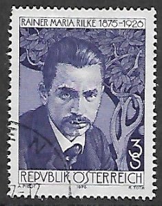 Austria # 1049 - Reiner Maria Rilke - used.....{BLW16}