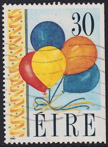 Ireland - 1990 - Scott #798 - used - Greetings Balloons