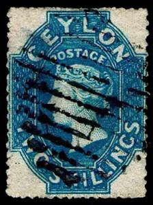 1861 Ceylon #36 Queen Victoria Watermark 6 - Used - VF - CV$160.00 (ESP#3568)