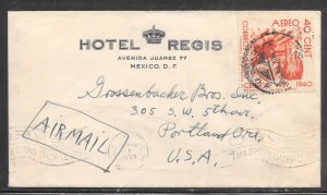 Just Fun Cover Mexico #C101 on NOV/4/1939 Air Mail Cover (my4877)