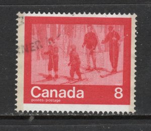 CANADA  Scott#  645  used   single